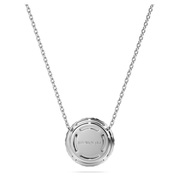 Eternity halo solitaire pendant Lab-grown diamonds 1 ct tw, Round shape, 14K white gold - Image 5