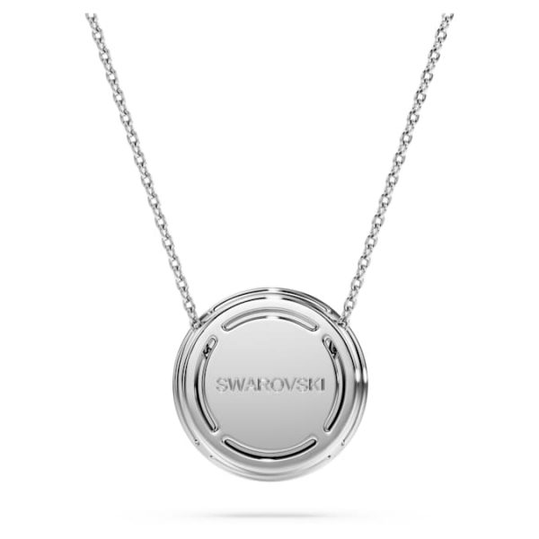 Eternity halo solitaire pendant Lab-grown diamonds 2 ct tw, Round shape, 14K white gold - Image 5