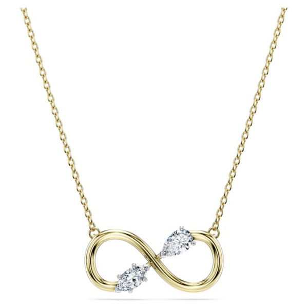 Eternity pendant Lab-grown diamonds 0.35 ct tw, Mixed shapes, 14K yellow gold - Image 2