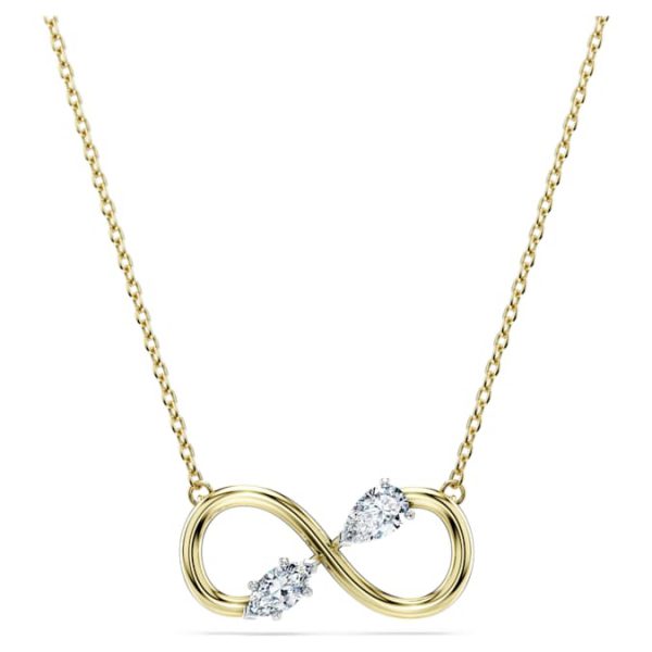 Eternity pendant Lab-grown diamonds 0.35 ct tw, Mixed shapes, 14K yellow gold - Image 7