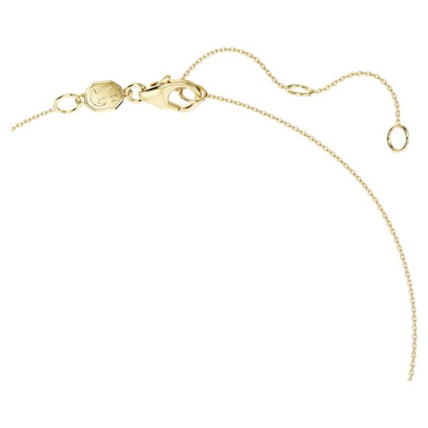 Eternity solitaire pendant Lab-grown diamonds 1 ct tw, Round shape, 14K yellow gold - Image 4