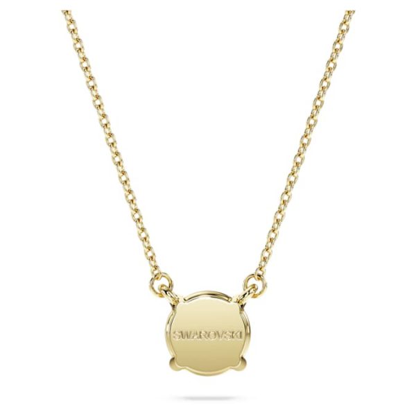 Eternity solitaire pendant Lab-grown diamonds 1 ct tw, Round shape, 14K yellow gold - Image 5