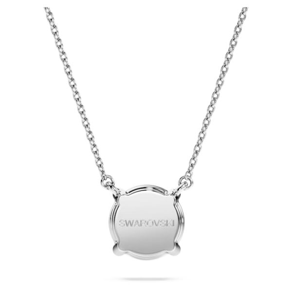 Eternity solitaire pendant Lab-grown diamonds 2 ct tw, Round shape, 14K white gold - Image 5