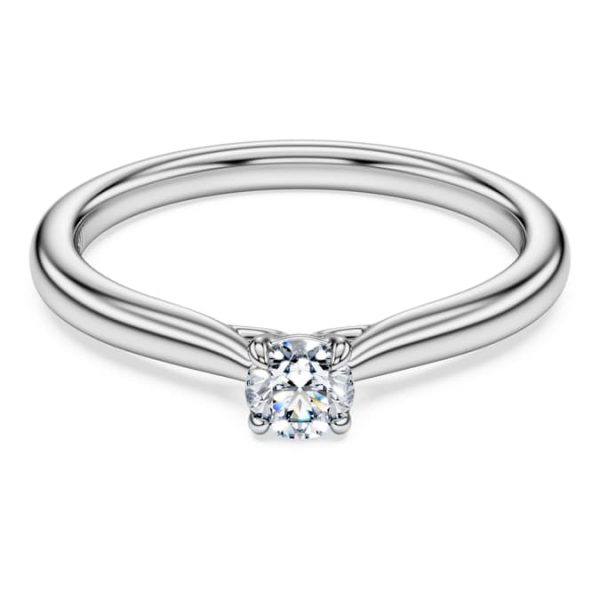 Eternity solitaire ring Lab-grown diamonds 0.25 ct tw, Round shape, Sterling silver - Image 2
