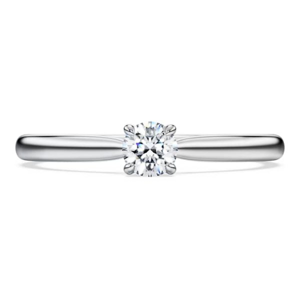 Eternity solitaire ring Lab-grown diamonds 0.25 ct tw, Round shape, Sterling silver - Image 3
