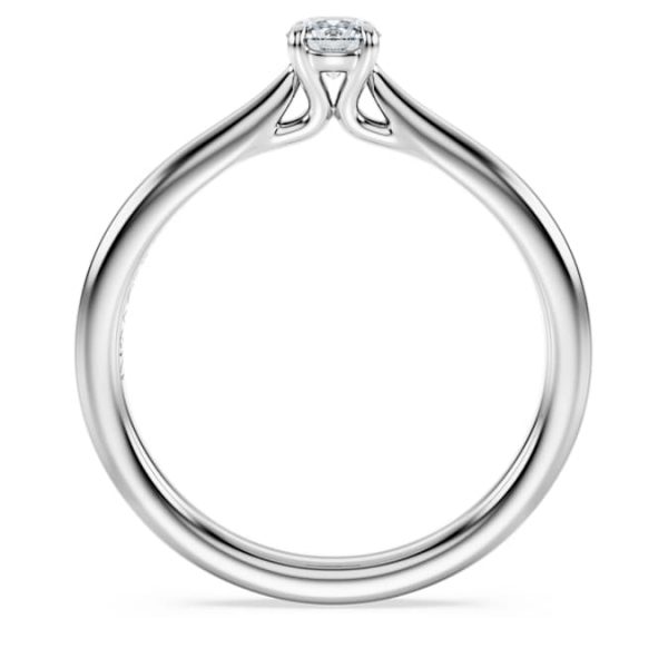 Eternity solitaire ring Lab-grown diamonds 0.25 ct tw, Round shape, Sterling silver - Image 5