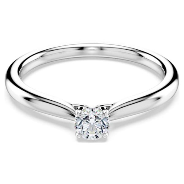 Eternity solitaire ring Lab-grown diamonds 0.25 ct tw, Round shape, Sterling silver - Image 7