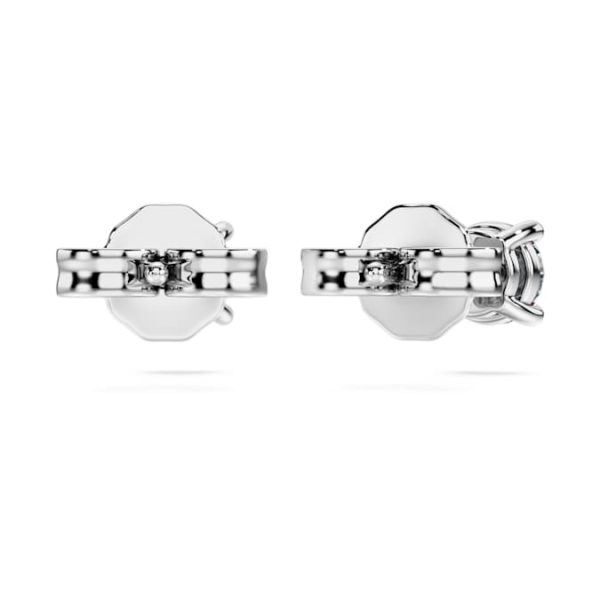 Eternity stud earrings Lab-grown diamonds 0.5 ct tw, Round shape, Sterling silver - Image 5