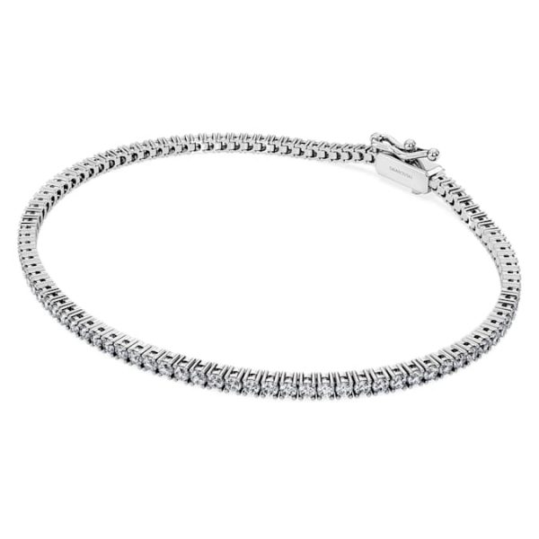 Eternity Tennis bracelet Lab-grown diamonds 1.5 ct tw, Round shape, 14K white gold - Image 3