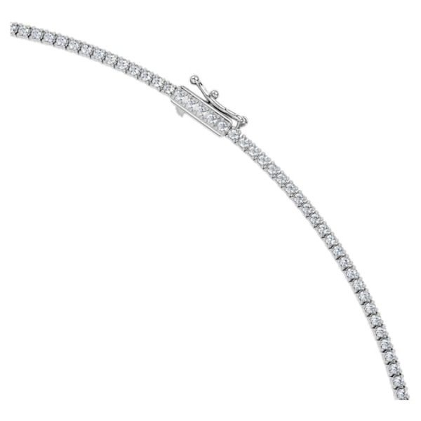Eternity Tennis necklace Lab-grown diamonds 3 ct tw, Round shape, 14K white gold - Image 4