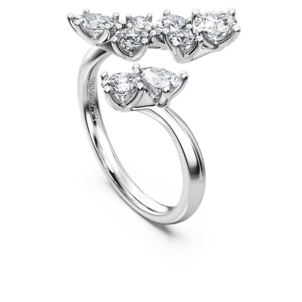 Galaxy bypass ring Lab-grown diamonds 1.25 ct tw, Mixed shapes, 14K white gold - Image 4