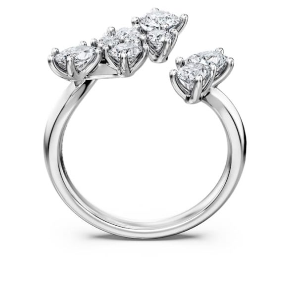 Galaxy bypass ring Lab-grown diamonds 1.25 ct tw, Mixed shapes, 14K white gold - Image 6