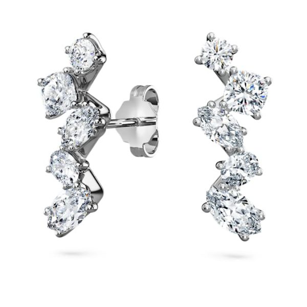 Galaxy ear cuffs Lab-grown diamonds 1.25 ct tw, Mixed shapes, 14K white gold - Image 3