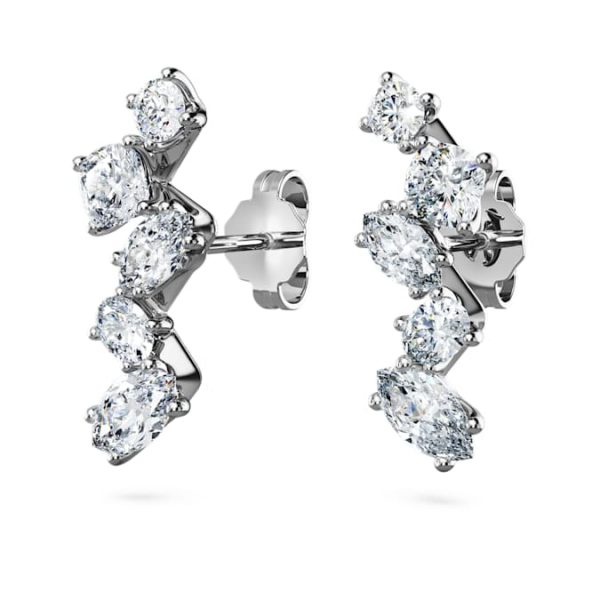 Galaxy ear cuffs Lab-grown diamonds 1.25 ct tw, Mixed shapes, 14K white gold - Image 4