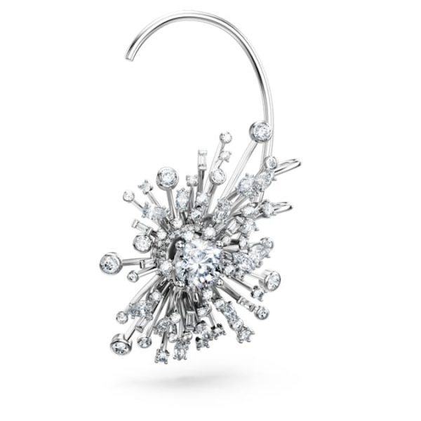 Galaxy earrings Lab-grown diamonds 14.67 ct tw, Mixed shapes, 18K white gold - Image 4