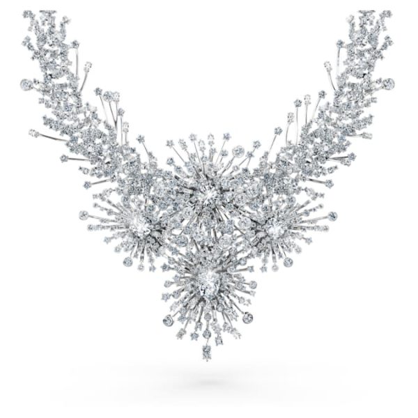 Galaxy necklace Lab-grown diamonds 156.62 ct tw, Mixed shapes, 18K white gold - Image 2