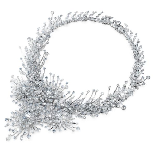 Galaxy necklace Lab-grown diamonds 156.62 ct tw, Mixed shapes, 18K white gold - Image 3