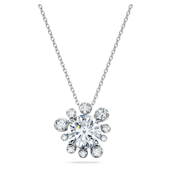 Galaxy pendant Lab-grown diamonds 2 ct tw, Round shape, 14K white gold - Image 2