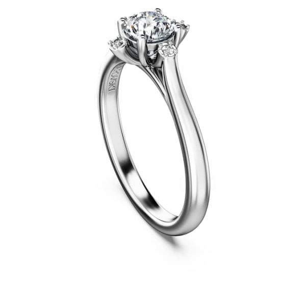 Galaxy ring Lab-grown diamonds 0.5 ct tw, Round shape, 14K white gold - Image 4