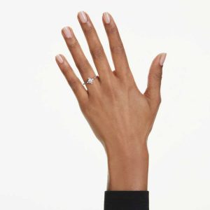 Galaxy ring Lab-grown diamonds 0.5 ct tw, Round shape, 14K white gold