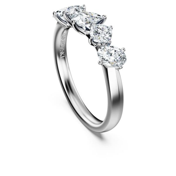 Galaxy ring Lab-grown diamonds 1 ct tw, Mixed shapes, 14K white gold - Image 4