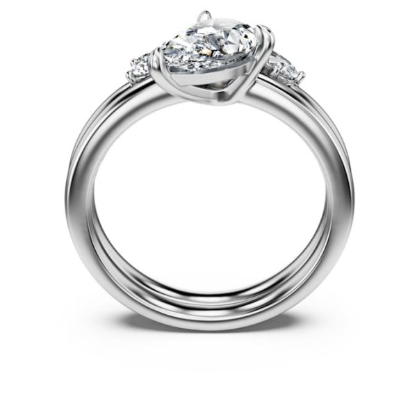 Galaxy ring Set (2), Lab-grown diamonds 1.4 ct tw, Mixed shapes, 14K white gold - Image 5