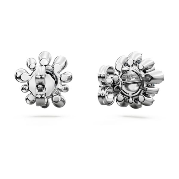 Galaxy stud earrings Lab-grown diamonds 2.3 ct tw, Round shape, 14K white gold - Image 5