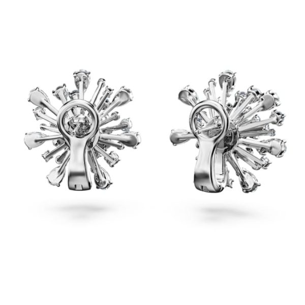 Galaxy stud earrings Lab-grown diamonds 5.5 ct tw, Mixed shapes, 14K white gold - Image 5