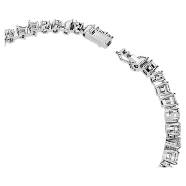 Galaxy Tennis bracelet Lab-grown diamonds 5 ct tw, Mixed shapes, 14K white gold - Image 4
