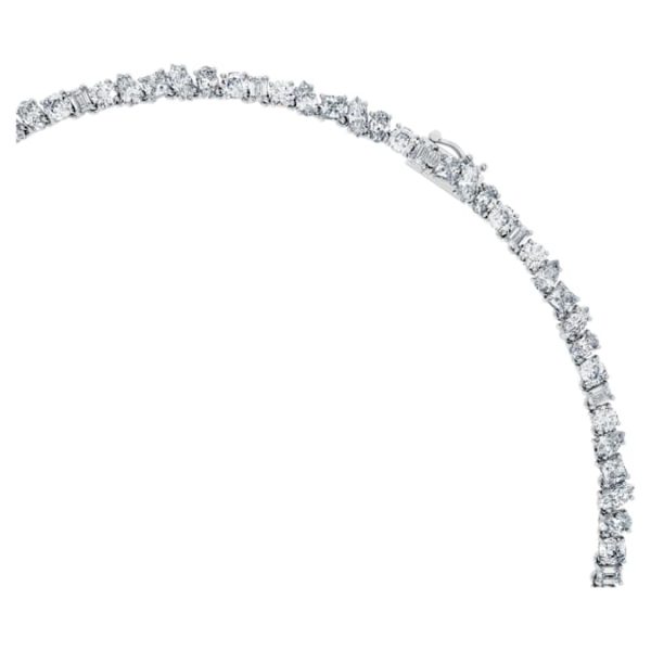 Galaxy Tennis necklace Lab-grown diamonds 47.27 ct tw, Mixed shapes, 18K white gold - Image 3