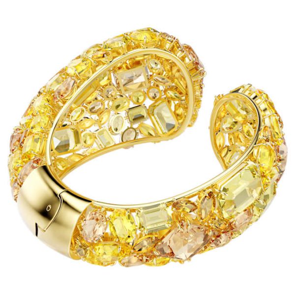 Gema cuff Yellow, Gold-tone plated - Image 6