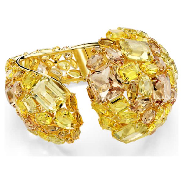 Gema cuff Yellow, Gold-tone plated - Image 8