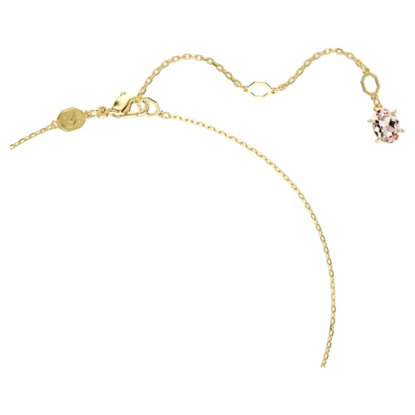 Gema pendant Mixed cuts, Multicolored, Gold-tone plated - Image 4