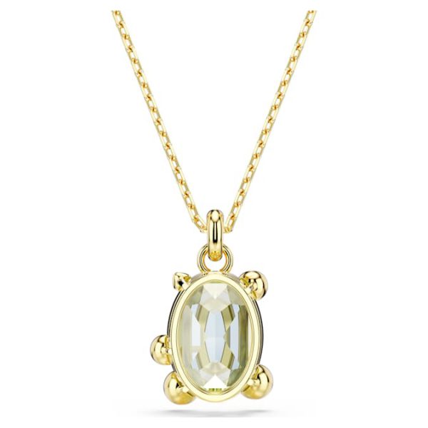 Gema pendant Mixed cuts, Multicolored, Gold-tone plated - Image 5