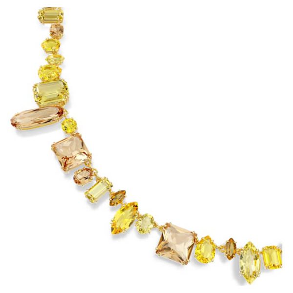Gema strandage Mixed cuts, Yellow, Gold-tone plated - Image 6