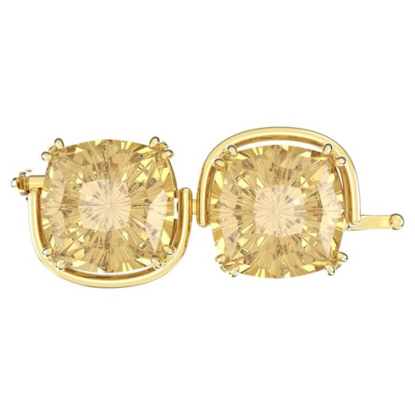 Harmonia extender Cushion cut, Gold tone, Gold-tone plated