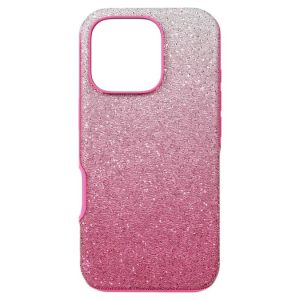 High smartphone case Color gradient, iPhone® 16 Pro, Pink