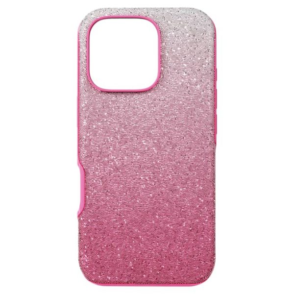 High smartphone case Color gradient, iPhone® 16 Pro, Pink