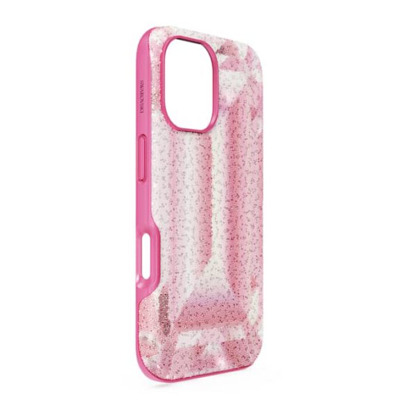 High smartphone case Crystal print motif, iPhone® 16, Pink - Image 3