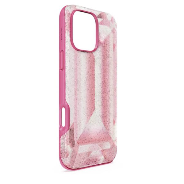 High smartphone case Crystal print motif, iPhone® 16 Pro Max, Pink - Image 3