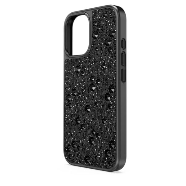 High smartphone case Scattered design, iPhone® 16, Black - Image 4