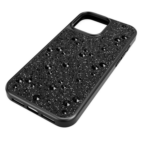 High smartphone case Scattered design, iPhone® 16 Pro Max, Black - Image 2