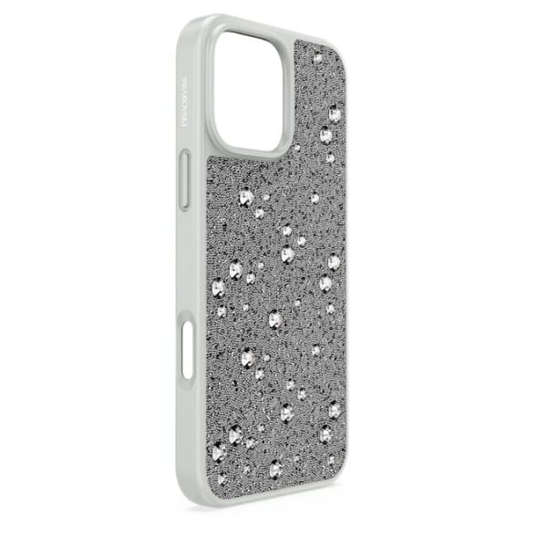 High smartphone case Scattered design, iPhone® 16 Pro Max, Silver tone - Image 3