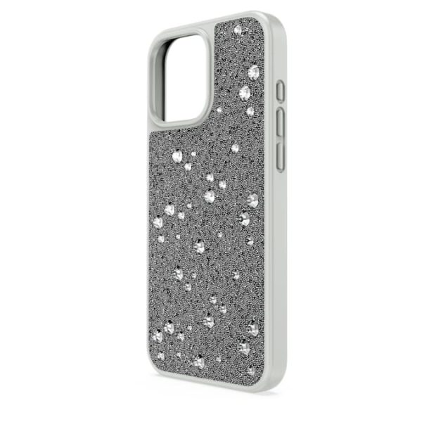 High smartphone case Scattered design, iPhone® 16 Pro Max, Silver tone - Image 4