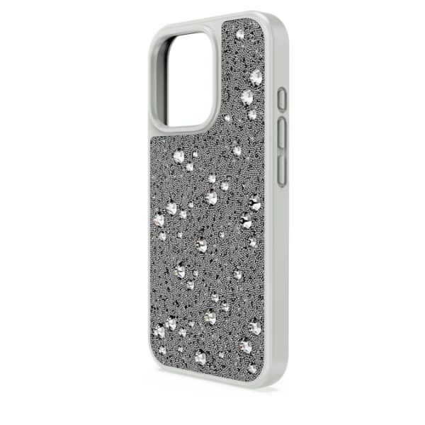 High smartphone case Scattered design, iPhone® 16 Pro, Silver tone - Image 4