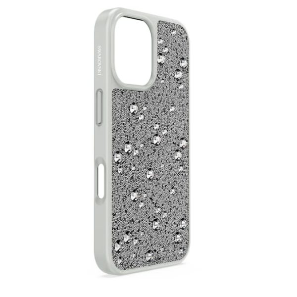 High smartphone case Scattered design, iPhone® 16, Silver tone - Image 3