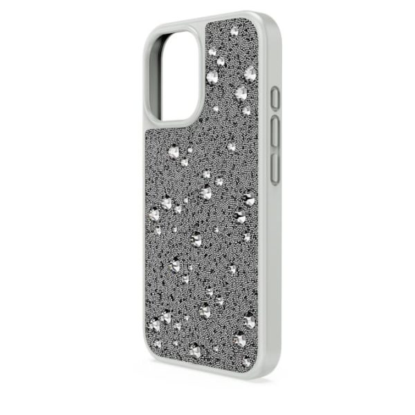 High smartphone case Scattered design, iPhone® 16, Silver tone - Image 4