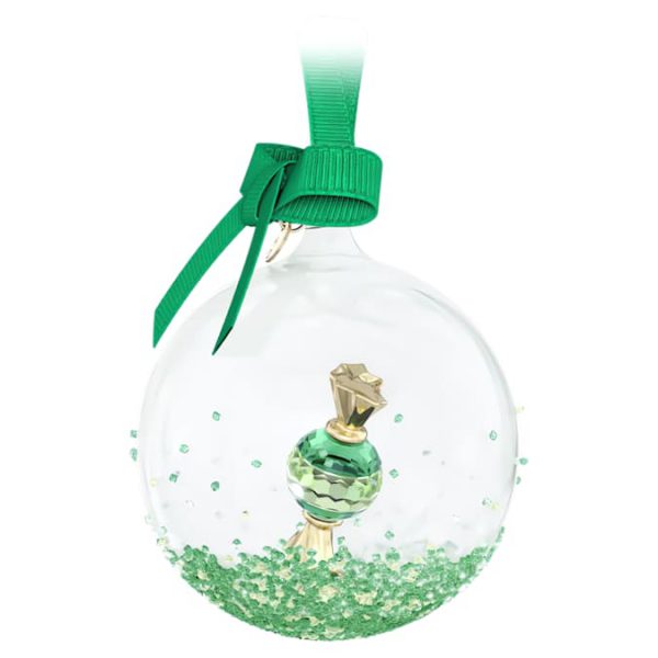 Holiday Cheers dulcis Ball Ornament Green - Image 2