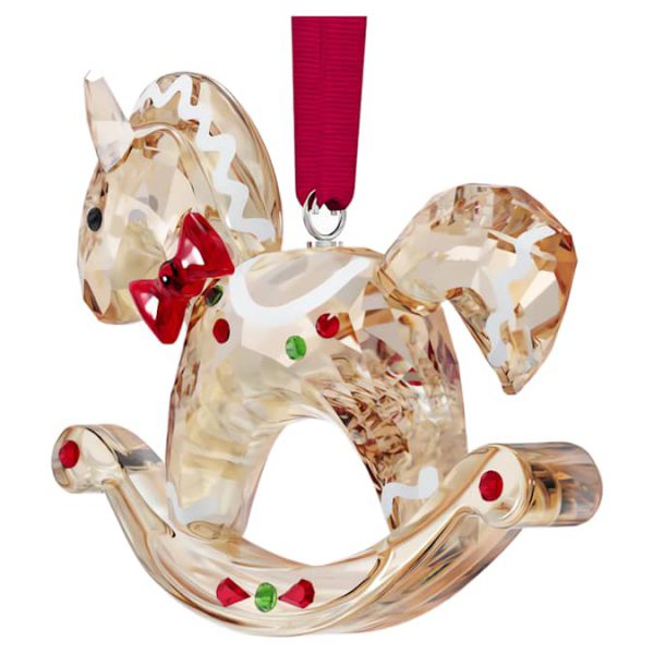 Holiday Cheers Gingerbread Rocking Horse Ornament - Image 5