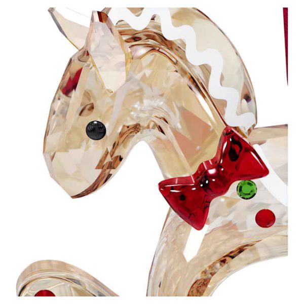 Holiday Cheers Gingerbread Rocking Horse Ornament - Image 6